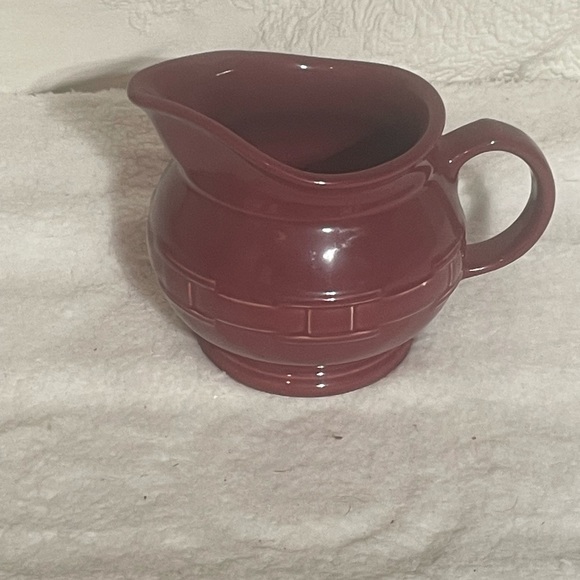 Longaberger 20 OZ Pitcher Paprika Woven Traditions - Picture 2 of 7